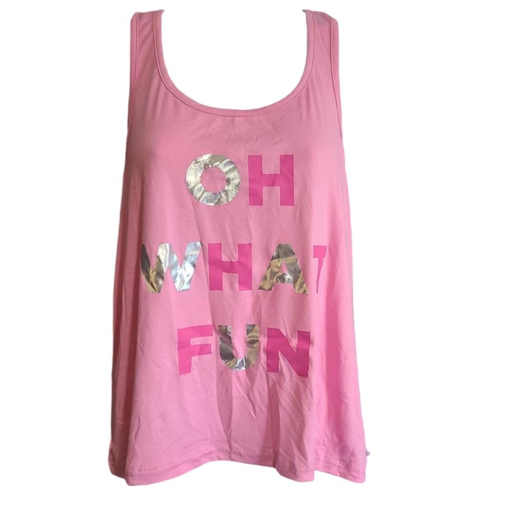 FRENCH AFFAIR graphic t-back PJ tank L